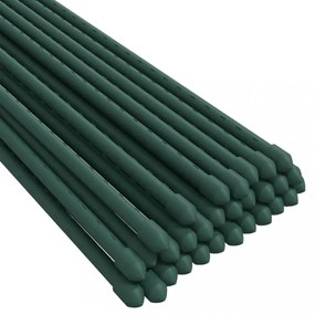 30 db zöld acél kerti növénykaró 90 cm