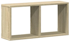 sonoma tölgy színű szerelt fa faliszekrény 60 x 16 x 30 cm