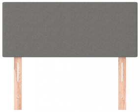 sötétszürke szövet fejtámla 90x5x78/88 cm