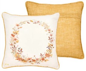 Párna töltelékkel 40x40 cm pamut Giardino d'Autunno girland