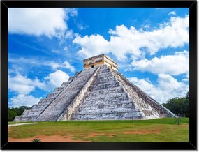 Poszterek keretben 40x30 Kukulkana piramis Mexikó