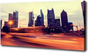 Vászonkép Sanghaj éjszaka 100x70 cm
