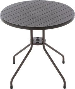 Kerek bistro asztal Ø 80 cm barna