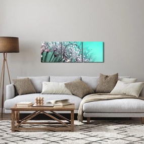 Kép - harmatos növény (órával) (90x30 cm)