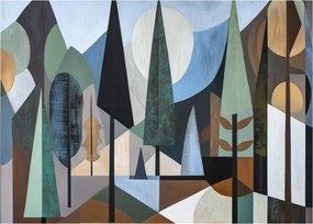 Kép - Természetes geometriai absztrakció II. (70x50 cm)