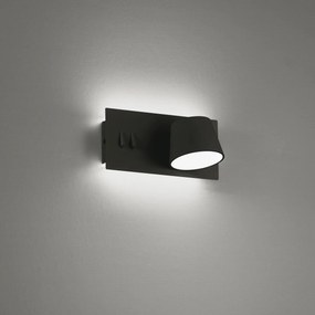 Viokef SAM lefelé és felfelé világít fali lámpa, fekete, beépített LED, 1620 lm, VIO-4243400