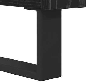 Széf fiókkal Musta tammi Faanyag