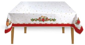 Karácsonyi asztalterítő 180 cm pamut Christmas Melody