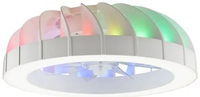 Brilliant - LED RGBW mennyezeti ventilátor FANORA LED/30W/230V + DO