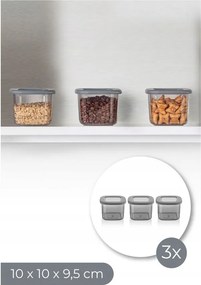 Rikin konyhai doboz szett 3 darabos szürke