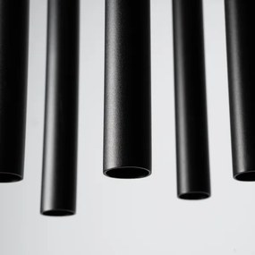 Sollux SL.1176 - Csillár zsinóron PASTELO 5xG9/8W/230V fekete