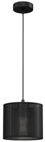 Csillár zsinóron LOFT SHADE 1xE27/60W/230V á. 18 cm fekete