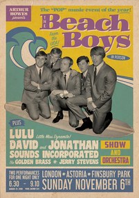 Plakát The Beach Boys - Live in London, (59.4 x 84.1 cm)