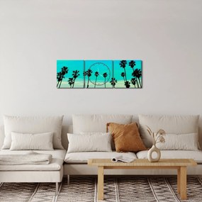 Kép - Kalifornia (órával) (90x30 cm)