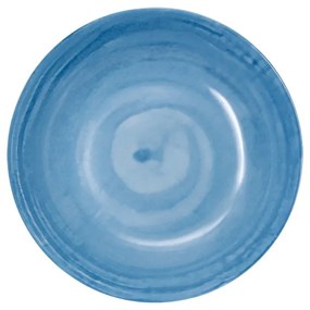 Világoskék porcelán mélytányér készlet 6 db-os ø 21 cm Tangeri blue – Villa Altachiara