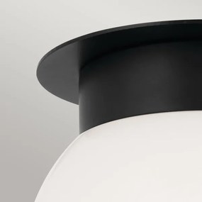 Kichler KL-ALBERS-F-G-BK Mennyezeti lámpatest ALBERS 1xE27/40W/230V Ø20,3 cm fekete