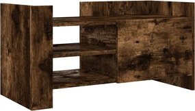 vidaXL füstös tölgy színű szerelt fa TV-szekrény 80 x 35 x 40 cm