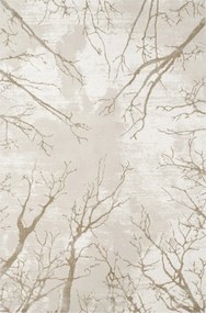 Kashmir Bézs Krémszőnyeg Csillogó Erdőfa Minta Misha 140x190 cm