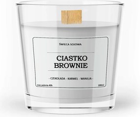 Szója illatgyertya Sütemény Brownie 200ml