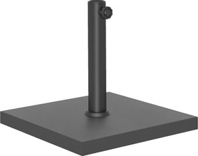 Outsunny Télikert Napernyő Talp Betonnal Töltve Négyzetes Napernyő Posztokhoz Ø38/48 mm Fekete | Aosom