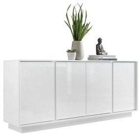 Ice 4 ajtós komód fehér 180cm