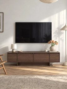 Zolia négyajtós TV szekrény 180 cm - elegant dió