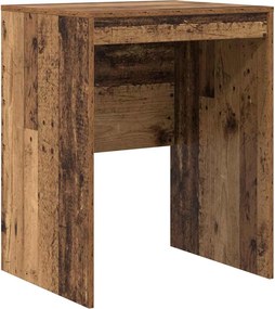 vidaXL Asztal Öreg fa 60 x 50 x 76 cm