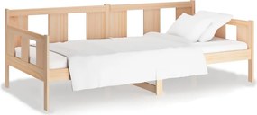vidaXL tömör tömör fenyőfa kanapéágy 80 x 200 cm