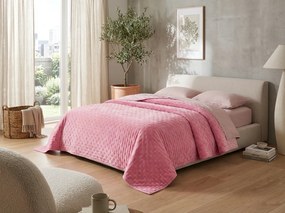 Bársonyos ágytakaró ASTRALIA, rózsaszín Méret: 200 x 220 cm