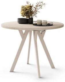 ARTUR bővíthető étkezőasztal, bézs