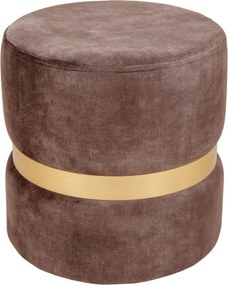Ring puff - arany gyűrű - P05 - barna bársony R