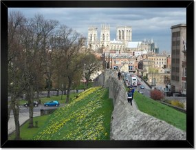 Plakátok keretben 40x30 Városvédő falak