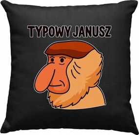 Tipikus Janusz Hordozó párna, fekete