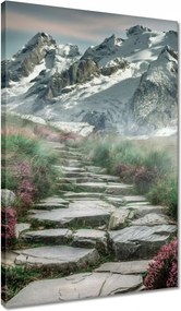 Vászonkép 40x60 Hegyi kilátás Tájkép Köd