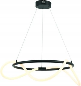 Aca Lighting fĂŒggesztĂ©k Led 36W 3000K 2100lm Wave fekete fĂ©m IP20 D60X