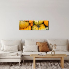 Kép - Őszi sütőtök (órával) (90x30 cm)