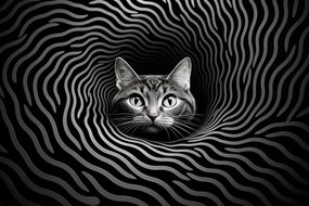 Poszter 60x40cm Hipnotizáló Macskaszem