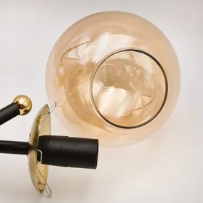 Brilagi - MALIVA aranyszínű felületre szerelhető csillár 6xE14/15W/230V