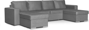 PANORAMO-U Kinyitható sarokkanapé Szürke
