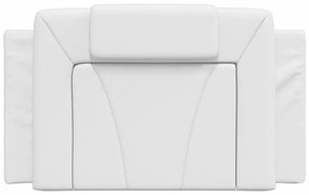 fehér műbőr fejtámla párna Viana 80 cm