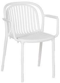 Fehér műanyag étkezőszék Alia – Ixia