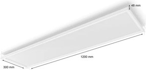 Philips - LED dimmelhető mennyezeti lámpa Hue AURELLE LED/39W/230V 120x30 cm fehér