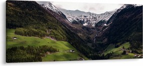 Kép - Völgy a hegyek alatt (120x50 cm)