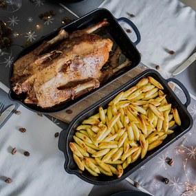 Öntöttvas sütőedény 22x42,5 cm LITINA SMALT – Orion