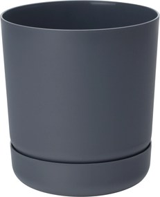 Satina 17 kerek kaspó állvánnyal, matt