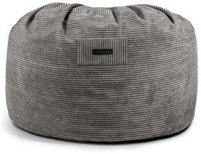 Krémszínű kordbársony babzsákfotel Om 110 – SLOWDOWN