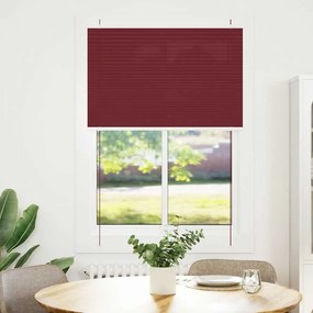 pliszírozott redőny Bordeaux piros 95x150 cm szövetszélesség