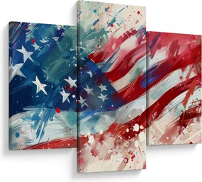 Kép - Az USA zászlaja (90x60 cm)