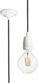 RENDL FABIO függesztő készlet fekete porcelán 230V LED E27 15W