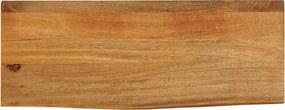 vidaXL tömör mangófa természetes élű asztallap 80 x 40 x 2,5 cm